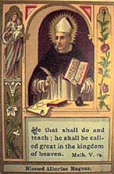 November 15: Nagy Szent Albert püspök, egyháztanító