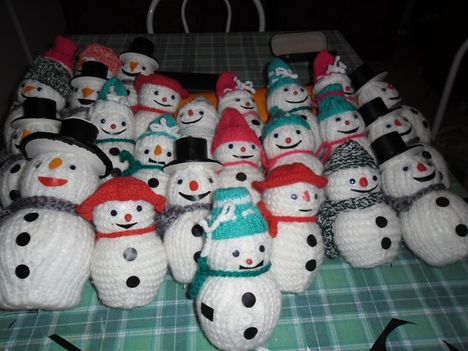 Ezek a hóemberkék mind karácsonyra készültek
