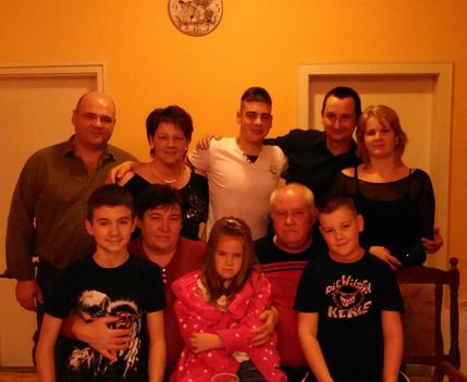 Rigó Lajos Róka Marika családja 2013. karácsony