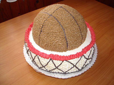 Kosárlabda torta