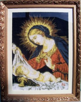 Sz. Mária és a kisded Jézus