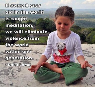 „Ha a világon minden nyolcéves fiatal meditációt tanulna...”