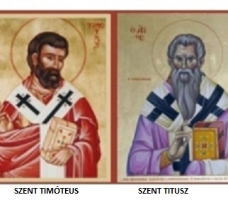 Január 26:Szent Timóteus és Szent Titusz püspök