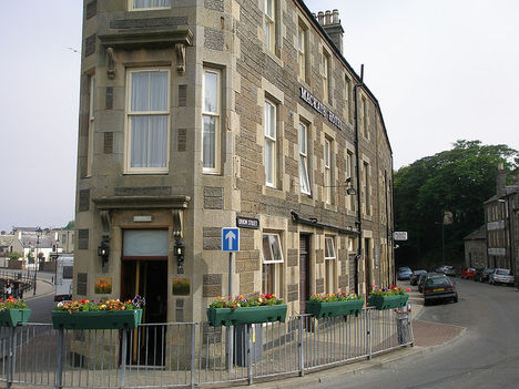 A legrövidebb utca - Ebenezer Place, Skócia, Egyesült Királyság