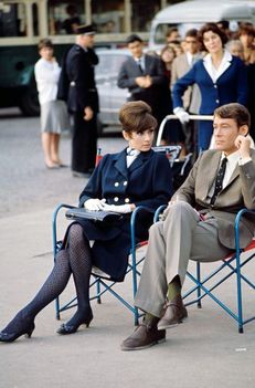 Audrey Hepburn & Peter O'Toole (On set of 'How To Steal A Million')