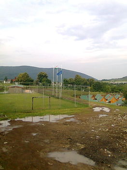 Baskói ifitábor-focipálya
