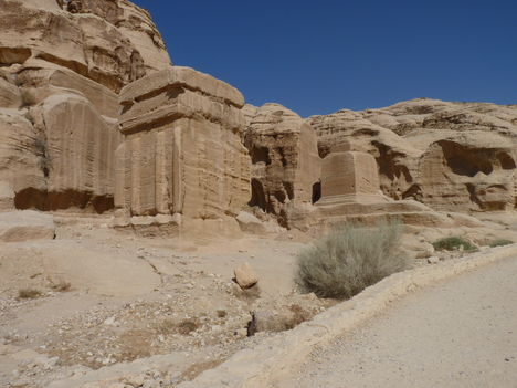 Jordánia-Petra, a nabateus főváros.