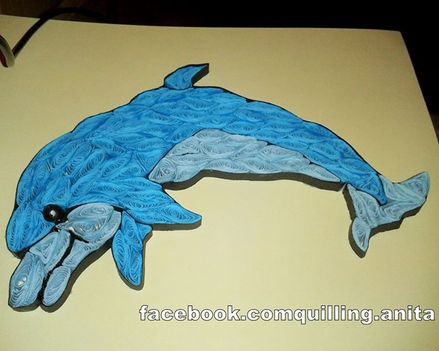 quilling delfin