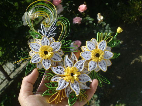 quilling hűtőmágnes