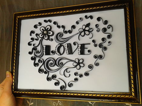 quilling love