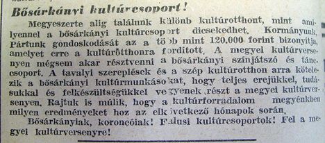 Bsárkányi kultúrcsoport, 1952.01.15.4.o