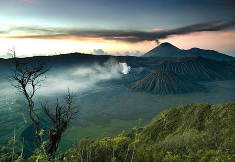 Bromo hegy, Indonézia