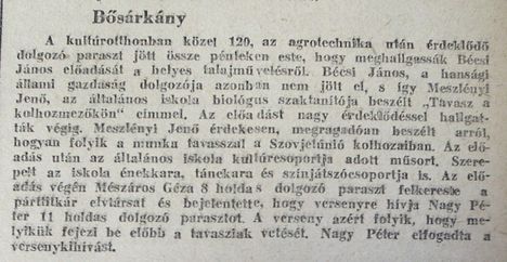 Bősárkány, Győr-Sopronmegyei Hírlap, 1953.02.01. 7
