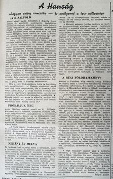 Hanság, Győr-Sopronmegyei Hírlap, 1953.05.17. 7