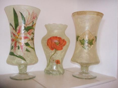 Vázák, különböző mintával