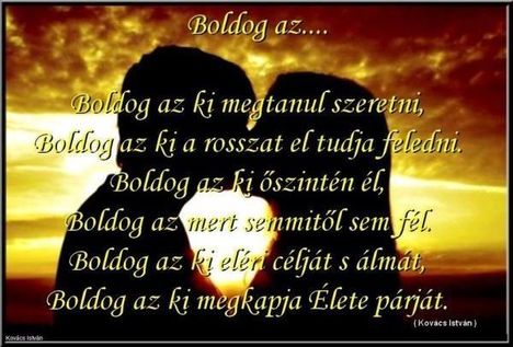 Boldog az...