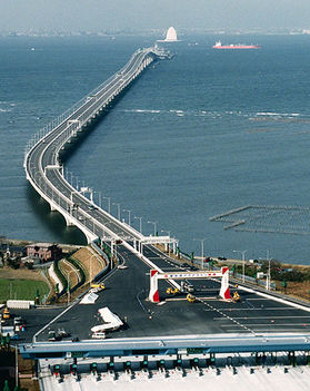 A világ leghosszabb híd-alagút kombinációja - Tokyo Bay Aqua, Japán