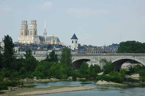 Orleans, Cathedrale et Pont Georges