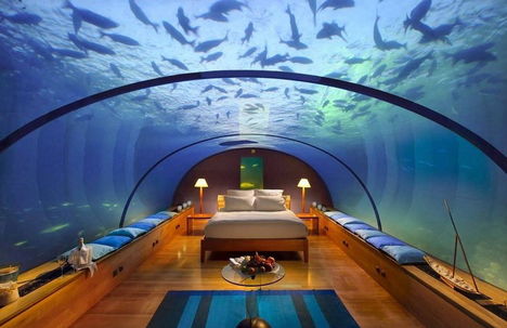 Hálószoba a tenger alatt