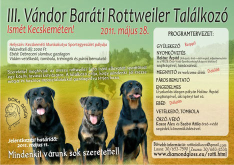 III. Vándor Baráti Rottweiler Találkozó
