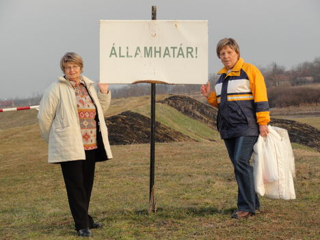 Román- Magyar államhatár Cseger határában 2011 márc. 15.én