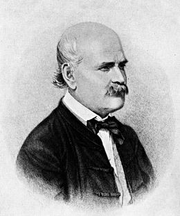 Semmelweis Ignác (Doby Jenő rézmetszete, 1860)
