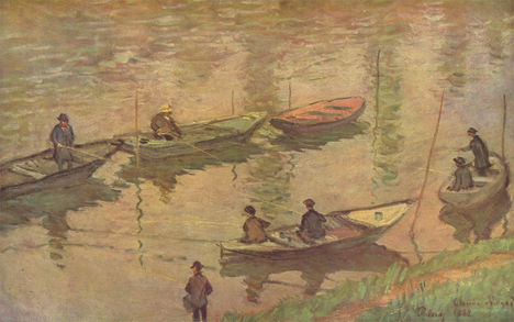 Claude Monet - Horgászat a Szajnán