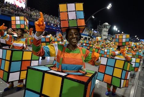 Rubik kocka a riói karneválon