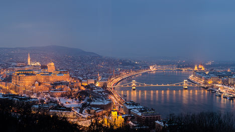 Budapest látképe a Citadelláról