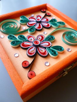 Quilling doboz