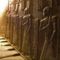 Nomoszok jelvényei Hathor templomában