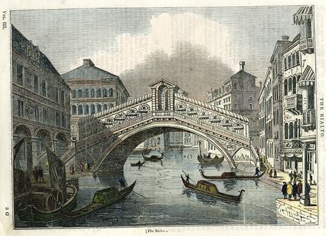 Rialto Bridge, 1834