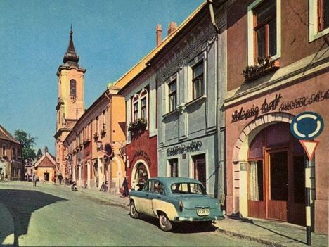 Szentendre, belváros,60-as évek közepe!