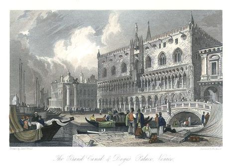 Venice, Grand Canal & Doge's Palace, 1844