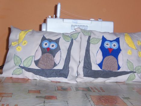 baglyos párnák