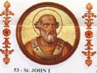 Május 18: Szent I. János pápa