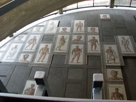 Atléták mozaik Caracalla termáiból a Vatikáni múzeumokban1