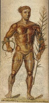 Atléták mozaik Caracalla termáiból a Vatikáni múzeumokban4