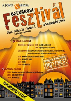 Belvárosi Fesztivál 2014. plakát