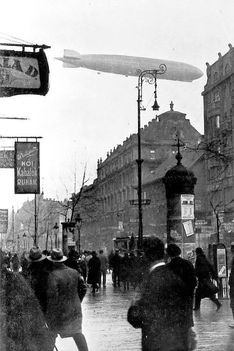 Zeppelin Budapest felett (1931