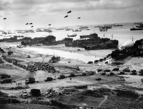 Normandiai partraszállás eredeti felvétel