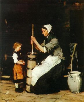 A köpülő asszony (1872-73