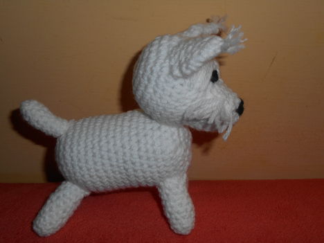 Westie amigurumi 1