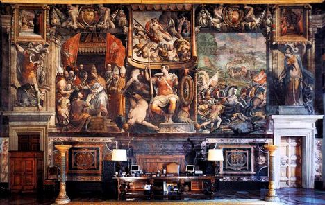 Francesco Salviati_Storie di Ranuccio Farnese_1552 Palazzo Farnese