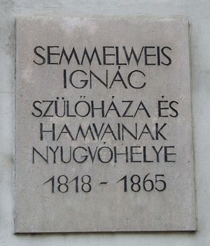 Semmelweis Ignác emléktáblája I kerület_Apród_utca_1_3