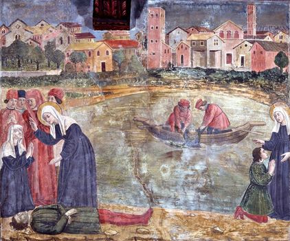 Antoniazzo Romano_Storie di S Francesca_1468_Monastero di Tor de Specchi2