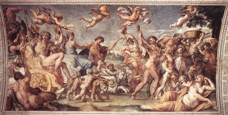 Carracci_Triumph of Bacchus and Ariadne_1597_Palazzo Farnese