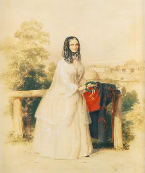 Nagy Sándor József menyasszonya, Kovács Schmidt Emma, 1849