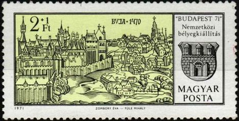 Postabélyeg - Buda 1470