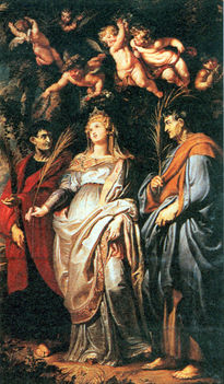 Domitilla with Nereus and Achilleus_ Peter Paul Rubens